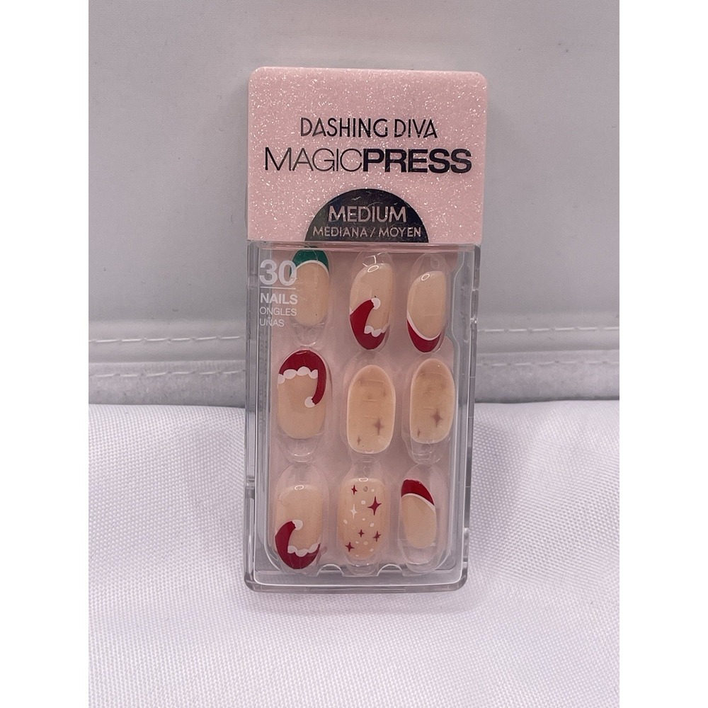 Dashing Diva IN THE RAW Magic‎ Press On Nails Medium Square  Glossy